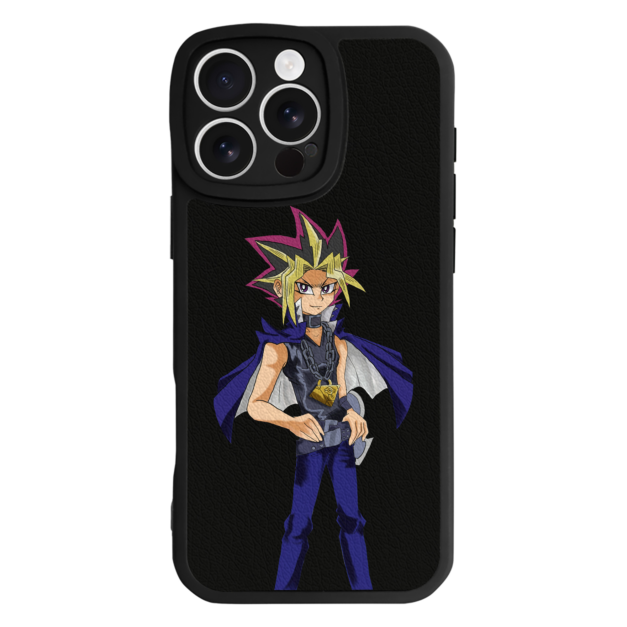 遊☆戯☆王 Yu-Gi-Oh! 【iPhone 16シリーズ対応】シリコンスマホケース（レザー調） 材質：シリコン